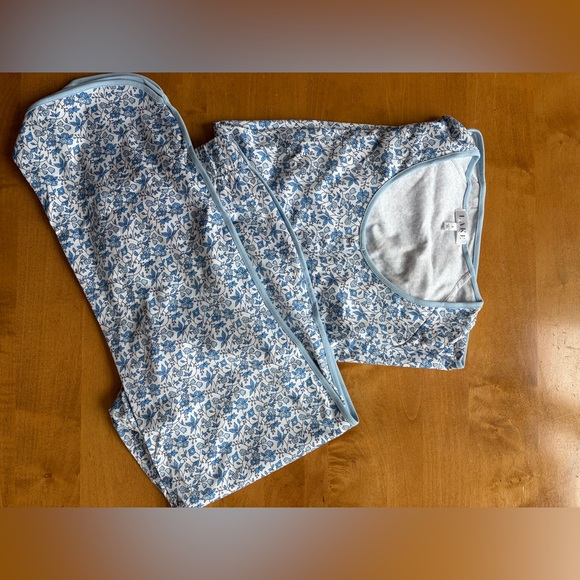 NEW! LAKE maternity pajamas size small delft blue - Picture 10 of 14